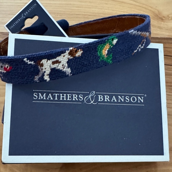 Embroidered Dog Pattern Belt - Picture 2 of 3